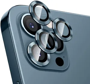 9H強化ガラスダイヤモンド携帯電話カメラレンズカバーレンズスクリーンプロテクターiPhone11 12 ProMaxカメラ保護用