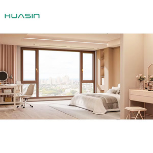 <span class=keywords><strong>Ventanas</strong></span> de Aluminio Revestidas de Madera de Alta Gama Huasin NFRC con Rotura de Puente <span class=keywords><strong>Térmico</strong></span> <span class=keywords><strong>y</strong></span> <span class=keywords><strong>Aislamiento</strong></span> <span class=keywords><strong>Acústico</strong></span> <span class=keywords><strong>para</strong></span> Proyectos Residenciales Modernos de Lujo - Product Image 2