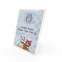 Support de carte NFC personnalisé sans contact pour réseaux sociaux, avec plaque à code QR personnalisée et affichage d'avis NFC
