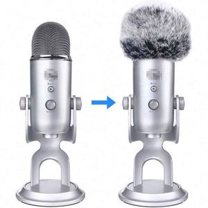 Manchon anti-vent professionnel en fourrure pour microphone, housse personnalisée pour micro Yeti Blue, idéal pour l'enregistrement - Product Image 5