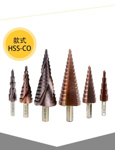 Nhà máy chất lượng cao HSS-Co M35 thẳng sáo tam giác Shank nón Titan bước <span class=keywords><strong>Bit</strong></span> khoan đa chức năng - Product Image 6
