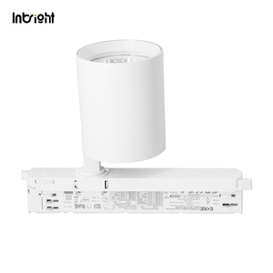 Thương mại trong nhà nhôm đèn cơ thể Tracklight 15W 25W <span class=keywords><strong>Dimmable</strong></span> Trần theo dõi ánh sáng tại chỗ dẫn <span class=keywords><strong>COB</strong></span> đường sắt Spotlight cho khách sạn - Product Image 3