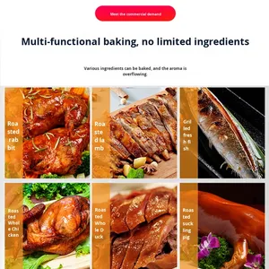 Four <span class=keywords><strong>de</strong></span> cuisson rotatif automatique en verre trempé <span class=keywords><strong>de</strong></span> matière laitière commerciale Cy-165 220V pour rôtir le poulet <span class=keywords><strong>de</strong></span> porc <span class=keywords><strong>de</strong></span> canard - Product Image 4