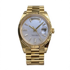 Reloj de Alta Calidad, Resistente al Agua, 40 mm, Fábrica ARF, Acero 904L, Movimiento 3255, Dorado Luminoso, Esfera de Nácar, Reloj de Buceo - Product Image 1