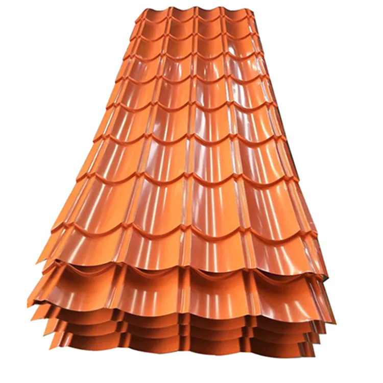 Prepainted zink coated steel coils sheets paint PPGI roofing sheet