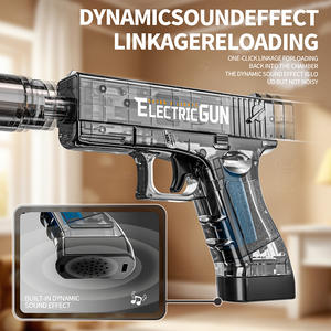 Pistola de Juguete Eléctrica Realista para Juegos al Aire Libre, Disparo Seguro de Alta Calidad para Niños con Efectos de Humo, Luz y Sonido - Product Image 4