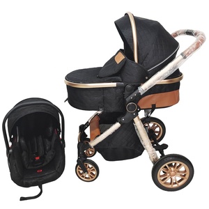 <span class=keywords><strong>Silla</strong></span> de empuje multifunción, asiento de <span class=keywords><strong>coche</strong></span> y cochecito, paisaje alto, portátil, ligero, de viaje, cochecito de bebé 3 en 1 para niños pequeños - Product Image 1