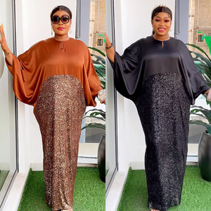 <span class=keywords><strong>H</strong></span> & D African Fashions <span class=keywords><strong>Vestidos</strong></span> Fo Robe Lentejuelas Ropa de <span class=keywords><strong>mujer</strong></span> de gran tamaño Vestido largo - Product Image 1