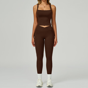 <span class=keywords><strong>Abbigliamento</strong></span> <span class=keywords><strong>sportivo</strong></span> personalizzato di alta qualità 3 pezzi Yoga Gym Set Fitness reggiseno allenamento Leggings pantaloni a zampa tuta da donna - Product Image 4