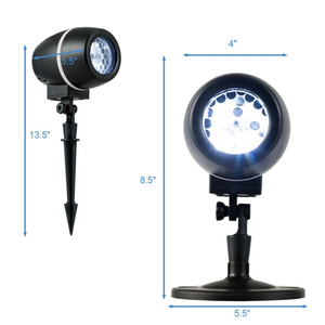 Projecteur LED DB Christmas avec design flocon de neige personnalisable - Product Image 1