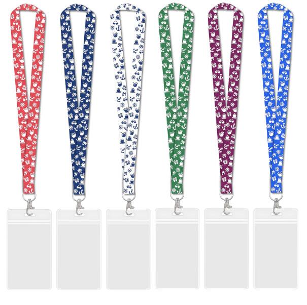 Cruise Lanyards with ID Card Hold Sublimation Lanyard with Pvc Pouch