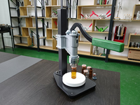 Sertisseuse manuelle XLP03U pour mini-flacons 13 mm et 20 mm, machine à sceller les flacons à capuchons à clapet, fonctionnement manuel, en plastique