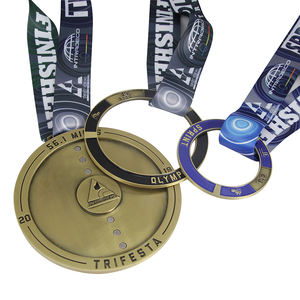 Médaillon en alliage de zinc, finisseur métallique, prix de course <span class=keywords><strong>et</strong></span> souvenir, fabricant de médaille - Product Image 3