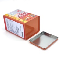 Boîte à thé, bonbons ou boissons carrée personnalisée de qualité alimentaire, emballage cadeau, couvercle hermétique, matériaux recyclés, métal de haute qualité