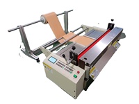Máquina Cortadora de Película de PVC de 34 m/min, Máquina Cortadora de Envoltura de Burbujas Automatizada y Microcomputarizada, Cortadora de Rollo a Hoja con Pantalla LCD