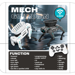 GCC Arrival <strong>Programming</strong> Smart &amp; Gesture Robot Basket Dog Toy Electronic Singing Stunt Remote Control Programmable RC Pet Toy - Product Image 4