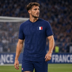 <span class=keywords><strong>Camiseta</strong></span> de Fútbol de la Selección Nacional <span class=keywords><strong>2022</strong></span> <span class=keywords><strong>2022</strong></span>/<span class=keywords><strong>23</strong></span> 2023-<span class=keywords><strong>2022</strong></span>, Versión Jugador, Local y Visitante, para Fanáticos de Francia - Product Image 1