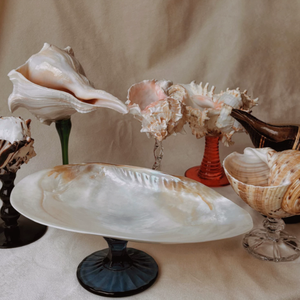 Gobelet en verre artisanal personnalisé en coquille de conque naturelle, écologique et réutilisable, style bohème, pour boissons froides, vin et cocktails - Product Image 4