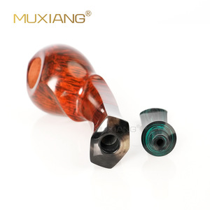 Muxiang Handmade Briar Pipe Free Type 3mm Filter Men's Smoking Accessory - Product Image 4