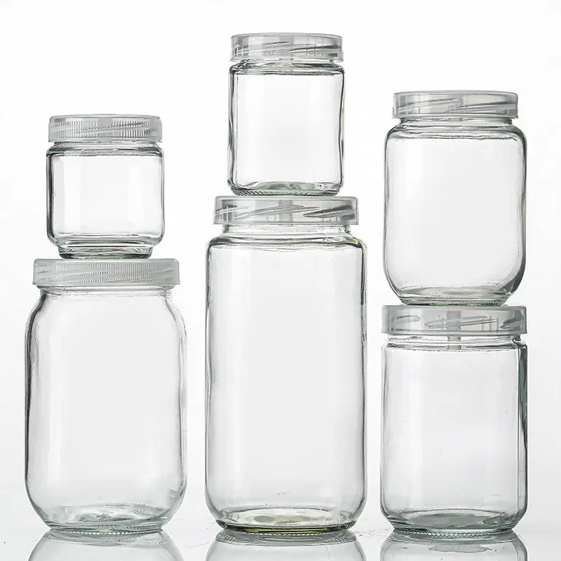 Wholesale transparent tissue culture plant glass bottles with plastic caps for strain tissue culture Cordyceps reagent bottles