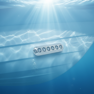 6pcs Lumières De Leurre De Pêche,Lampes De Pêche Sous-Marines De Conception Fisheye Pour La Pêche Sur Glace En Mer En Bateau
