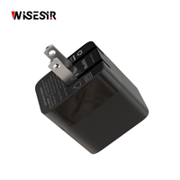 Adaptateur secteur USB-C WISESIR 30W GaN à charge rapide PD 3.0 avec protection OTP pour téléphones Android
