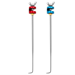 Removedor de anzuelos de pesca de acero inoxidable, aguja de 15 cm y 4 mm de grosor para pesca de carpa en agua dulce - Product Image 2