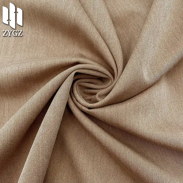 Viscose rayon polyester blended fabric twill