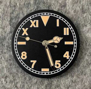 <strong>Vintage</strong> 28.5mm Watch Dial and Hands Modified Dial Fit <strong>Skx</strong> 007 NH35 NH36 Japanese Movement Watch Accessories Green Luminous - Product Image 4