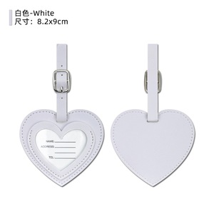 IStapromo Gifts Wholesale Soft Eco-Friendly Water Resistant PU Leather Luggage Tag Portable Travel Baggage Boarding Tag - Product Image 2