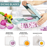 14 In 1 Hand Multifunctionele Groente-En Fruitgereedschap Keuken Groente-Rasp Snijmachine Slicer Hand Gehouden Groente Chopper