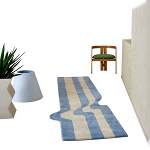 Tapis en laine tufté à la main au design moderne personnalisé de haute qualité Tapis tufté à la main en gros pour le salon Textiles indiens H/L - Product Image 1