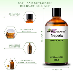 Huile essentielle d'herbe à chat 100% naturelle et pure d'extraction végétale pour apaiser - Product Image 4