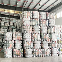 Grosir langsung stok jumlah besar digunakan overall jumper wanita musim panas dan Romper katun bales campur bekas