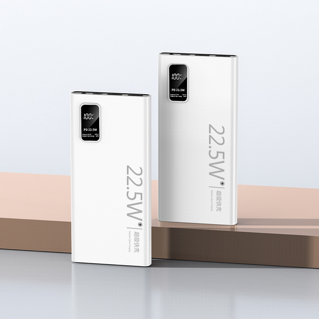 Fast Charging and Built-in Outdoor LED Light 10000mAh 20000mAh Portable Power Bank