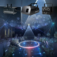 Igreslite Machine à Neige 650W & Laser d'Animation RGB 5W & Machine à Brouillard 1500W – Combinaison pour Effet Neige Laser de Mariage