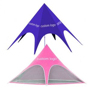 Double Pole Star Shade Marquee Wedding Tents Custom Size Star Shaped Tent Single-Pole Tension Star Canopy Tents for Sale - Product Image 1