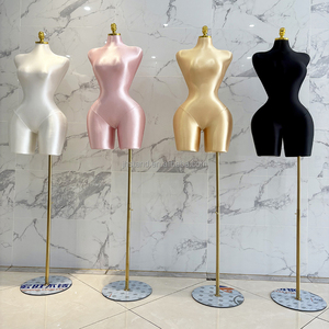 Nouveau Mannequin de Vitrine <span class=keywords><strong>Femme</strong></span> Demi-Buste Forme Robe avec Fessier Volumineux en Fibre de Verre pour Vêtements - Product Image 4