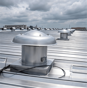 <span class=keywords><strong>Ventilateur</strong></span> d'extraction électrique industriel pour toiture avec roulement à billes et pales en acier inoxydable, disponible en version OEM pour la ventilation des usines et entrepôts - Product Image 6
