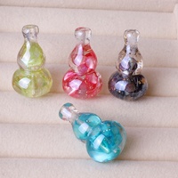 Nouvelles perles de gourde en résine transparente 16*28mm avec trou traversant, accessoires DIY pour porte-clés, chaînes de téléphone, décorations de voiture et fabrication de bijoux