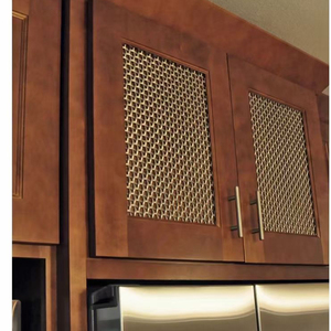 Trang trí dây lưới Bảng điều khiển trang trí kim loại lưới lục giác trang trí đục lỗ lưới kim loại - Product Image 4