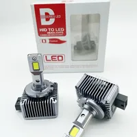 Phares LED D1S D3S 55W 4300Lm, ampoules de voiture super lumineuses D2S D4S D2R D4R D5S D8S, mini Canbus 1:1