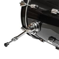 16 X 10 Professional Double Layer Electronic Kick Bass Drum Pad with Mesh Head and Non-Slip Bass Kick Drum Trigger for Drums Set