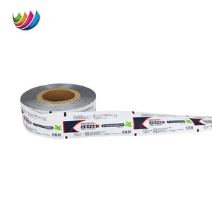 <span class=keywords><strong>Film</strong></span> d'emballage thermoscellé en feuille d'aluminium à haute barrière avec logo personnalisé rouleau de <span class=keywords><strong>film</strong></span> de sachet de rince-bouche à encoche facile à déchirer - Product Image 4