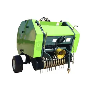 High working efficiency tractor PTO use hay round baler straw baler machine grass round baler