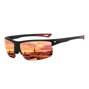 Nuovi <span class=keywords><strong>Occhiali</strong></span> <span class=keywords><strong>da</strong></span> <span class=keywords><strong>Sole</strong></span> Sportivi Polarizzati UV400 <span class=keywords><strong>da</strong></span> <span class=keywords><strong>Uomo</strong></span> per Esterni, Serie con <span class=keywords><strong>Lenti</strong></span> Colorate a Mezza Montatura, Antipolvere per Guida e Ciclismo - Product Image 3