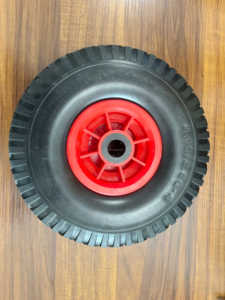 Nouvelles roues pleines en mousse PU 10 pouces 4.10/3.50-4, pneus anti-crevaison, capacité <span class=keywords><strong>de</strong></span> charge 120 kg pour chariot à main, chariot à roulettes, <span class=keywords><strong>brouette</strong></span> - Product Image 6
