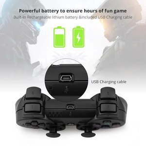 PS3 Super Slim inalámbrico para <span class=keywords><strong>Bluetooth</strong></span> Joystick Play Station 3 Dual Vibration 6 Axis Gyro <span class=keywords><strong>Gamepad</strong></span> Controller PC Joystick <span class=keywords><strong>Gamepad</strong></span> - Product Image 4