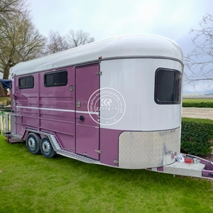 Nouvelle remorque de transport de chevaux 2025, stable et robuste, pour 3 chevaux, remorque de transport de chevaux personnalisée avec logement - Product Image 5
