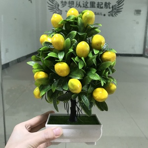 25Cm Nhân Tạo Cây Ăn Quả Táo Chanh Anh Đào Nhân Tạo Bonsai Cho Khách Sạn Nhà Trang Trí - Product Image 3